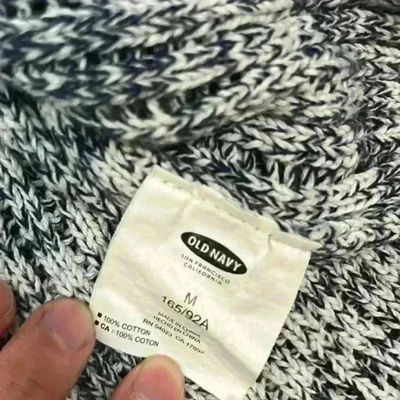 Old Navy Blue & White Pullover Sweater Size M - Picture 6 of 7